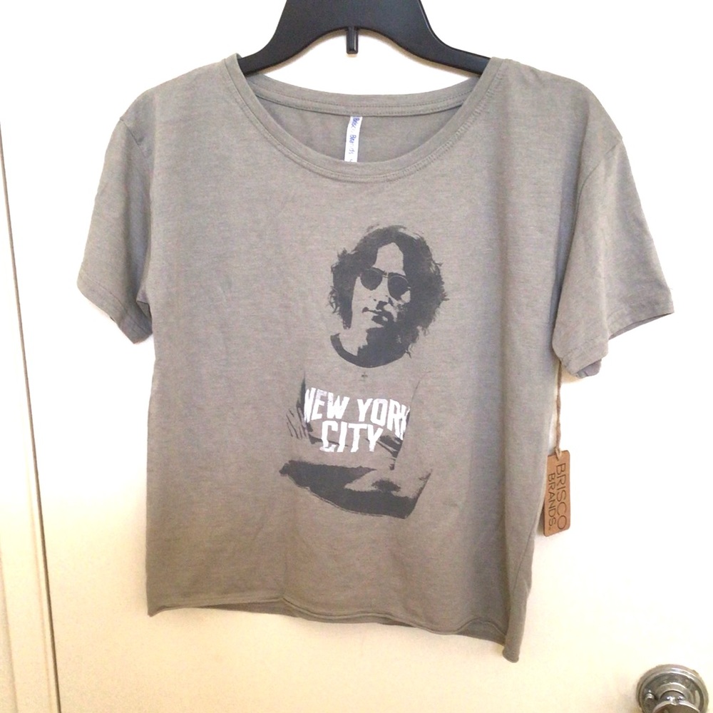 Brisco Brands Lennon Cropped Tee
